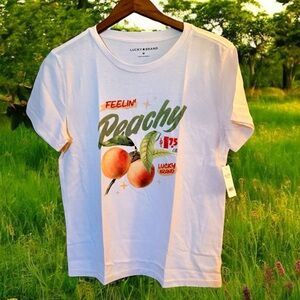 Lucky Brand 🍑Feelin Peachy🍑 Tee